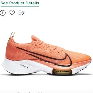 Mens Nike Tempo Road Running Shoe, Orange, Sz 12